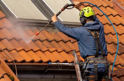 Démoussage et hydrofuge de toiture à Ninville